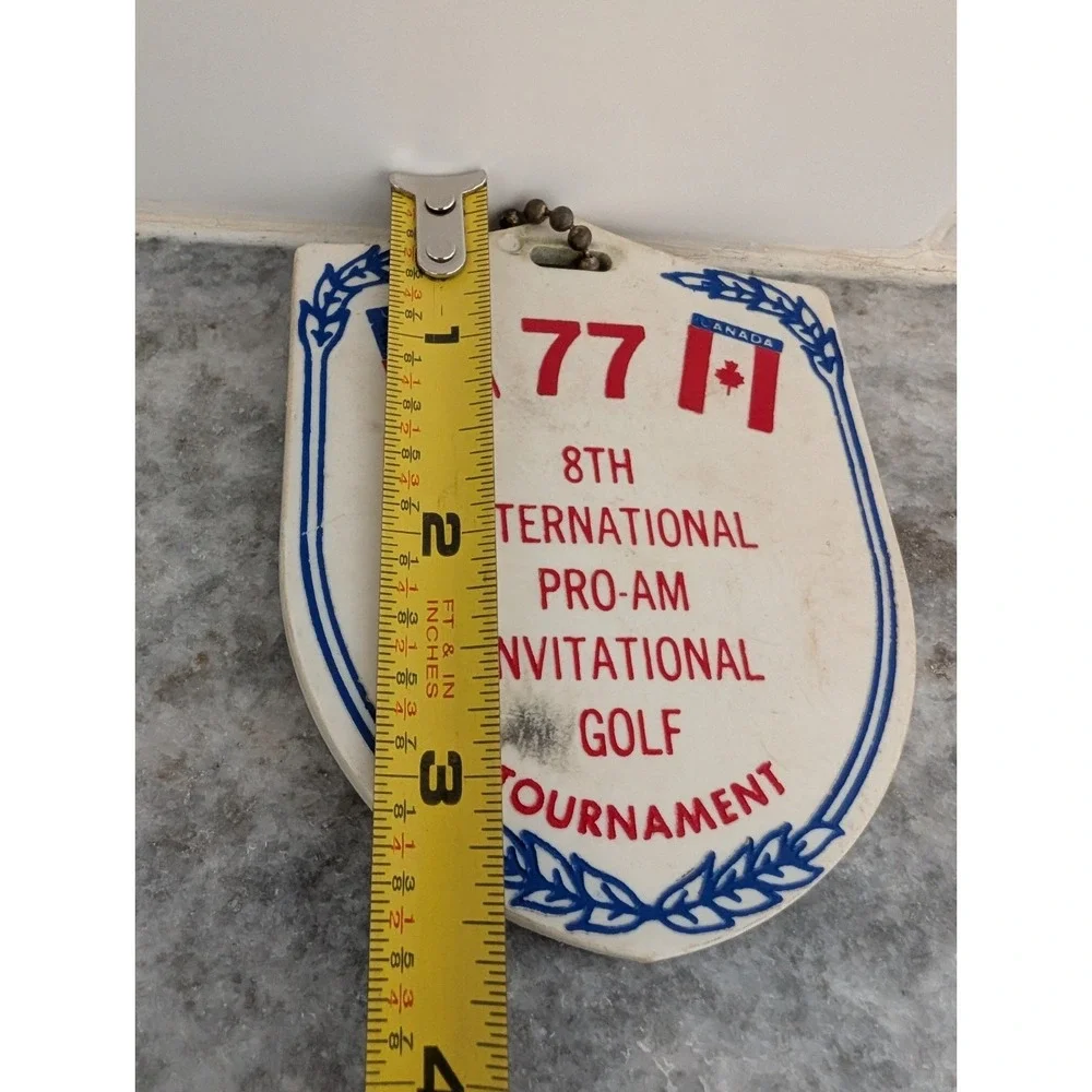 8th‎ International Pro-Am Invitational Golf Tournament Golf Bag Tag, Haworth, NJ